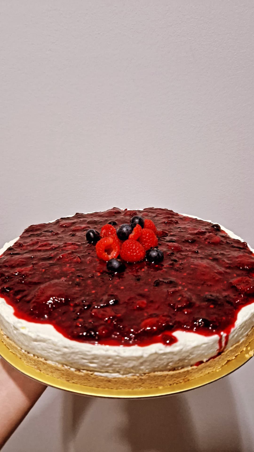 Cheesecake de frutos vermelhos